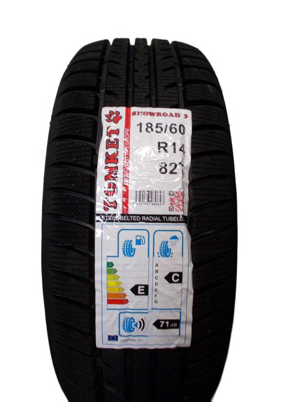 Winter tire 185/60/14 82T TOMKET Snowroad 3