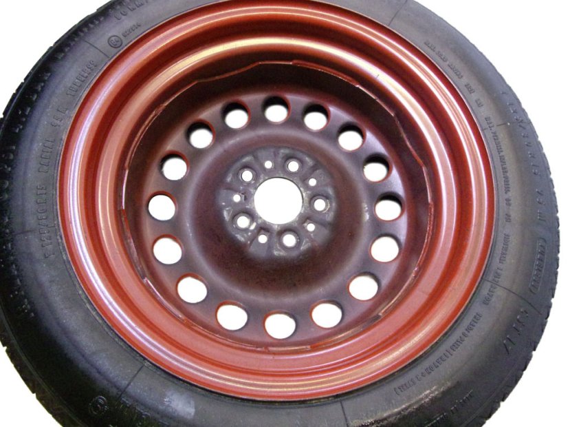 Spare (narrow) Alfa Romeo, Fiat, wheel 4x15 ET35 5x98x58, tires 125/80/15 95M Continental