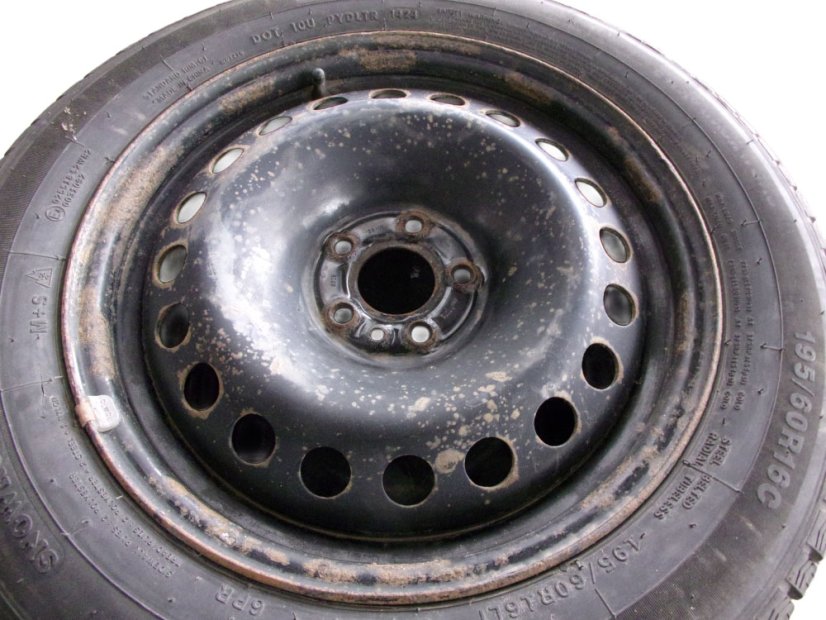 Winter wheel set Fiat Doblo 6x16 ET36.5 5x98x58 - tires 195/60/16 99/97T TOMKET Snowroad VAN3 6PR