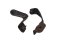 027122 Set left + right radiator bracket incl. silent blocks Renault Kangoo I 1.5 dCi