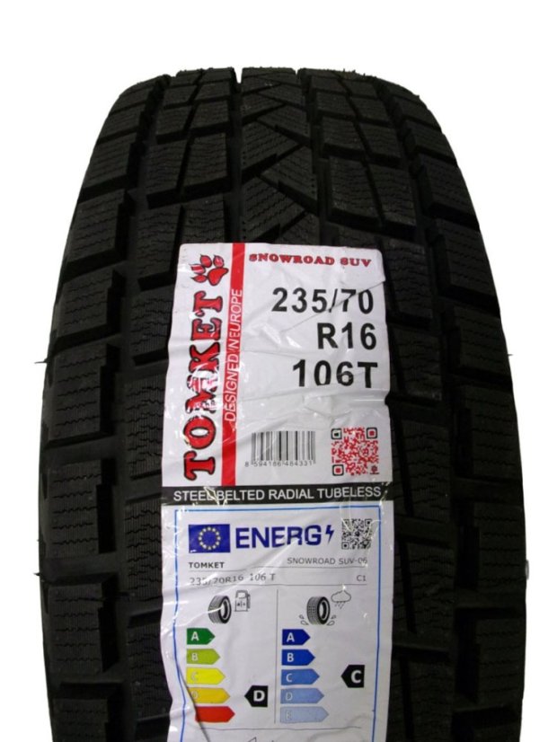 Winter tire set Renault Alaskan / Nissan Navara, wheels 7x16 ET45 6x114.3x66, tires 235/70/16 106T TOMKET