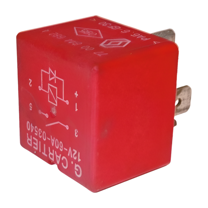 7700844682 Przekaźnik G. Cartier 12V 60A 03540 Renault (czerwony)