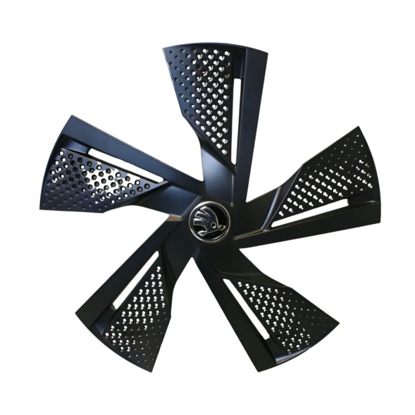 3P0.601.169 Alloy wheel covers type "Aero" original Škoda - set of 4 pieces