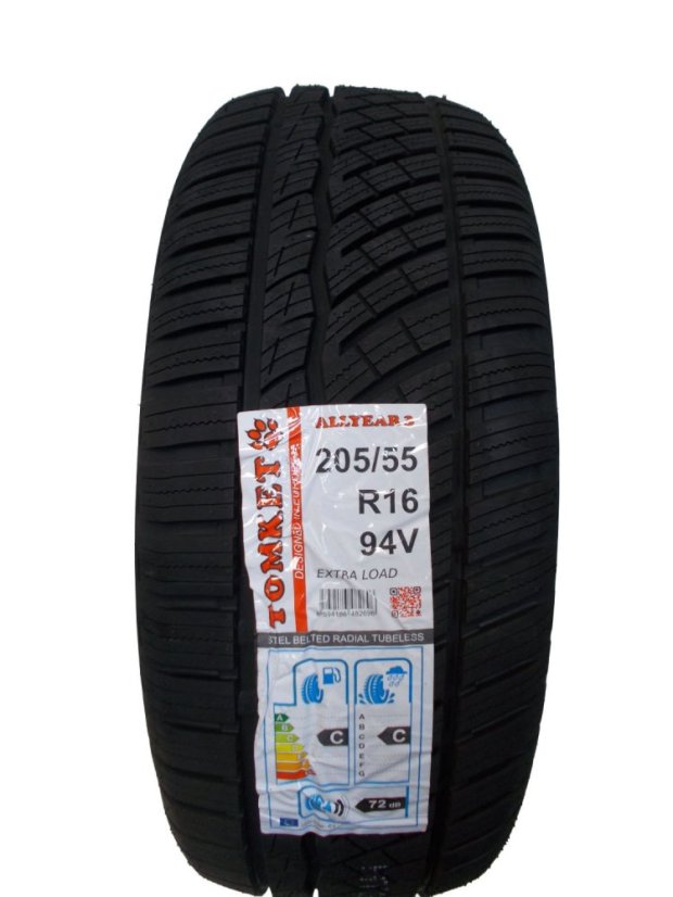 All-season tire 205/55/16 94V TOMKET Allyear 3 XL