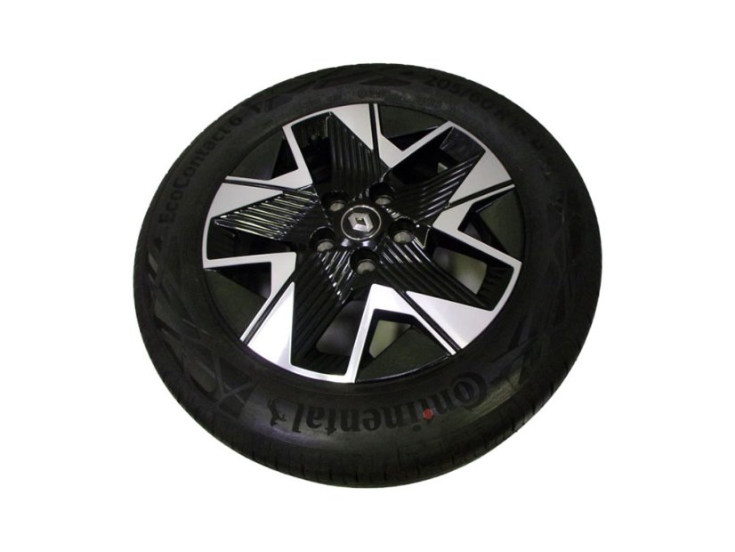 Letní obutá sada alu kol Renault, Nissan 6x16 ET38 - 5x114,3x66, pneu 205/60/16 96H CONTINENTAL EcoContact 6 XL