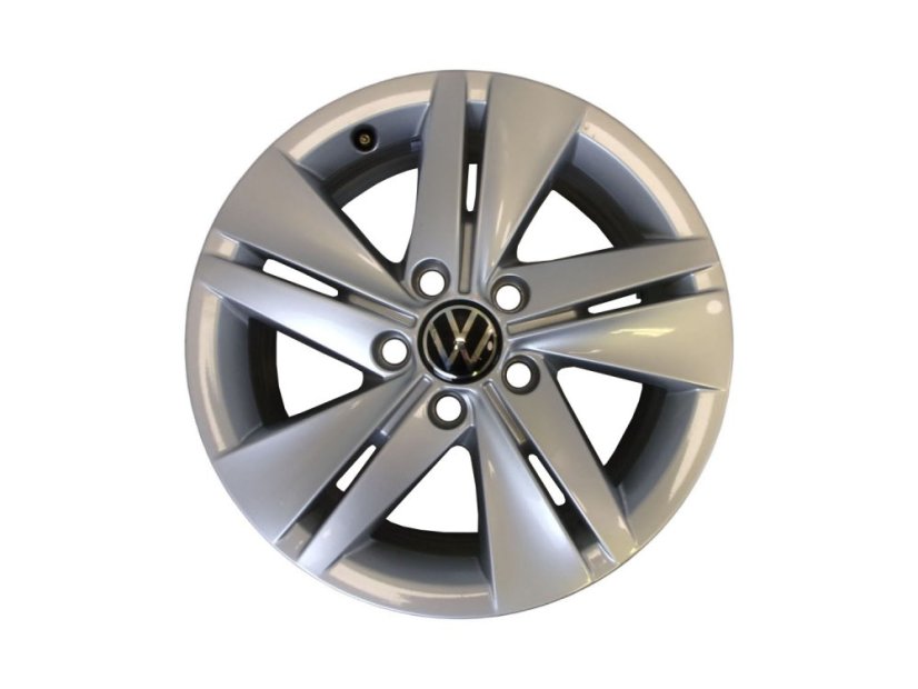 Alu kolo originál Volkswagen 7x16 ET48 - 5x112x57 - 5H0601025, se středovými krytkami