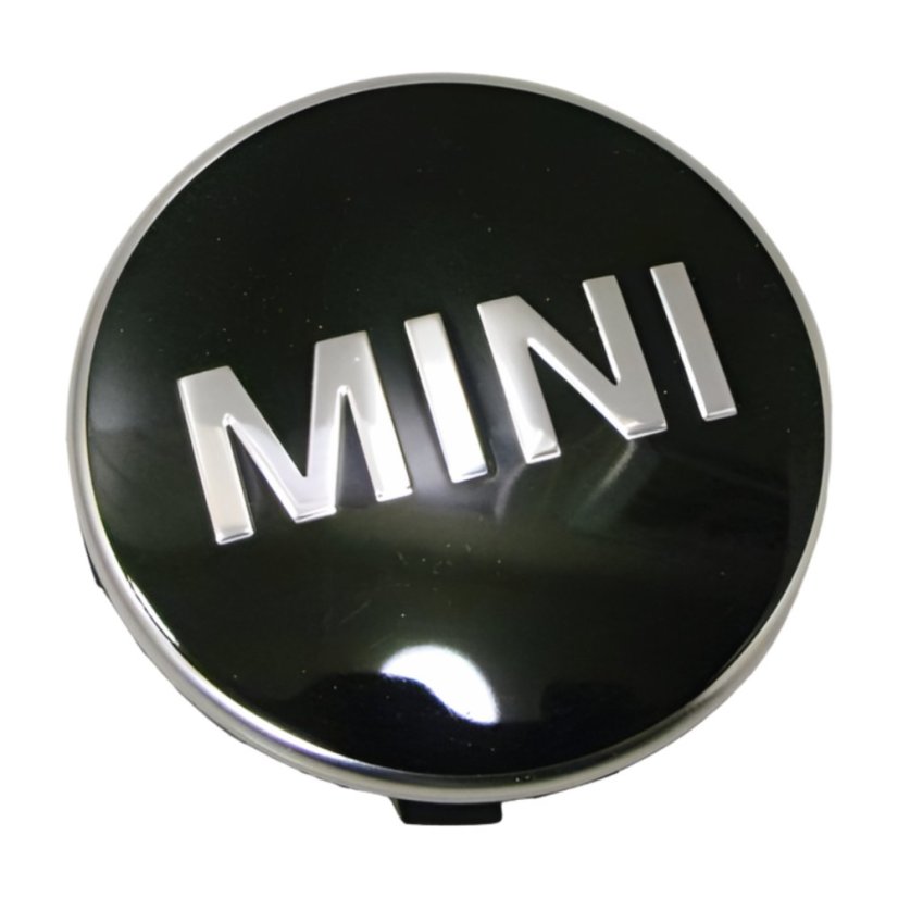 686109201 Original Mini Alloy wheel center cap, glossy black