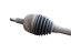 Right front axle shaft Dacia Duster I 4x4 1.5 dCi 81 kw