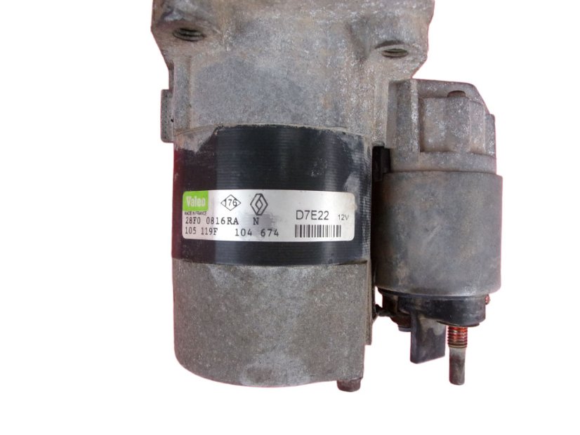 28F00816RA, D7E22 Starter Valeo Renault Kangoo I 1.6i 16V