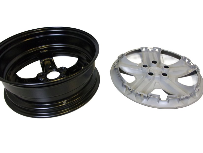 Plechové disky Renault Arkana, Dacia Duster 6,5x17 ET50 - 5x114,3x66 plechový disk 403003913R + poklice 403153977R