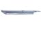Left rear window roller blind Renault Laguna II