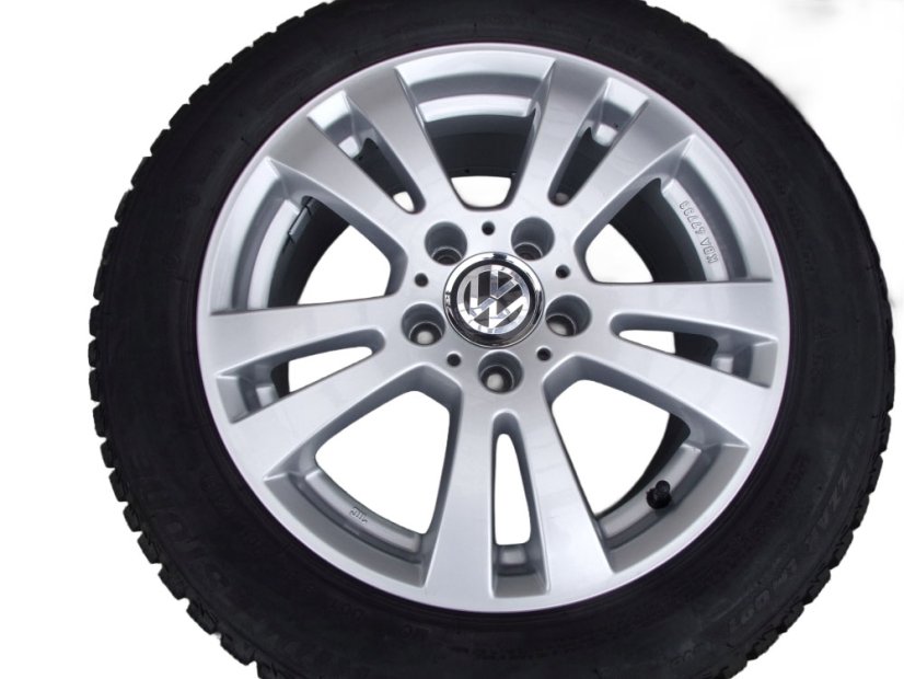 Winter tire set Rial 7x16 ET38, 5x112x66.5 - 205/55/16 91H BRIDGESTONE Blizzak LM001