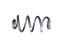 Right/left rear spring Renault Koleos I 2.0 dCi