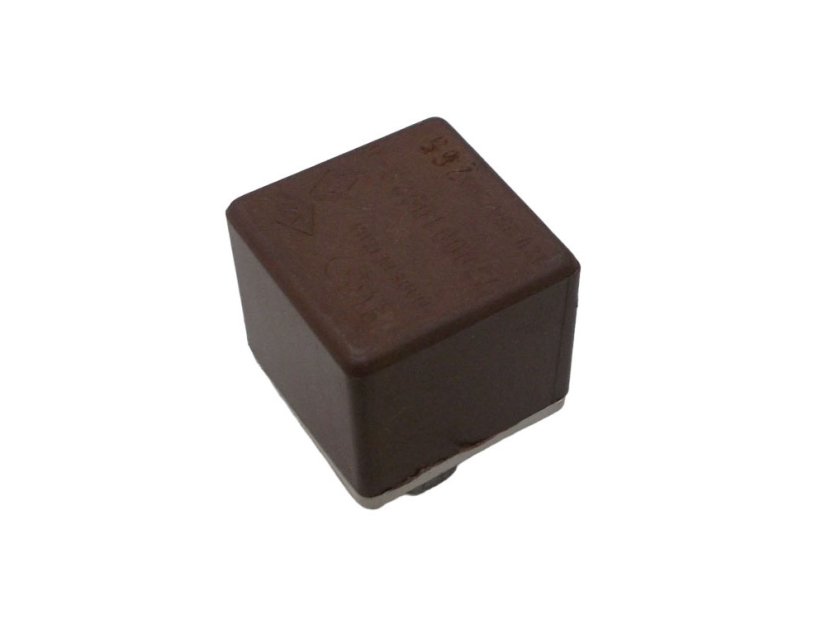 7700810929 Relay Renault 12V 25A 5-PIN - brown