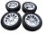 Zimní obutá sada alu kol originál  Mercedes-Benz 6,5x17 ET38 - 5x112x66,5 - A1564011700, pneu 215/60/17 96H CONTINENTAL ContiWinterContact TS830P, se snímači tlaku