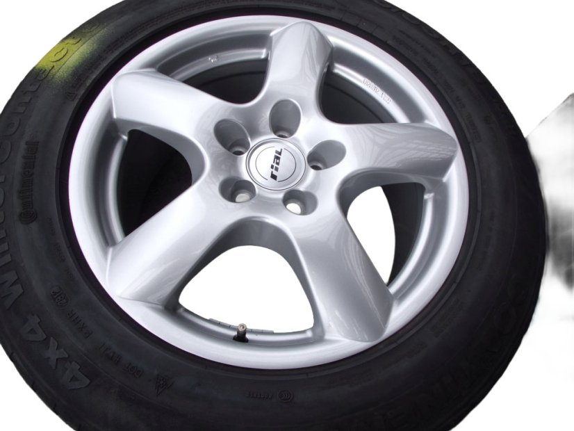 Zimná obutá sada RIAL, disky 8,5x18 ET56 5x112x66,5, pneu 255/55/18 105H CONTINENTAL 4x4 WinterContact