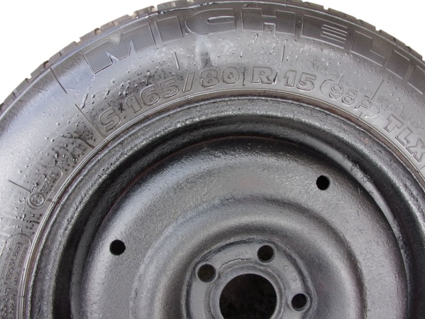 Spare (full width) Renault Espace IV, Kangoo II, Laguna II, Safrane 5.5x15 ET48 - 165/80/15 98P MICHELIN TLX