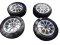 Zimní obutá sada Mercedes-Benz, disky 6,5x16 ET38 5x112x66,5, pneu 205/60/16 92H MICHELIN