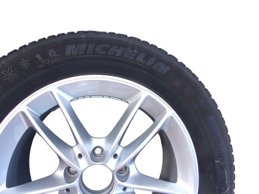 Mercedes-Benz winter tire set, 6.5x16 ET44 wheels 5x112x66.5, tires 205/60/16 92H MICHELIN Alpin 5