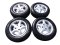 Nyári gumiabroncs szett Ford Fiesta, felnik 5.5x13 ET36 4x108x63.3, gumik 165/70/13 79T TOMKET