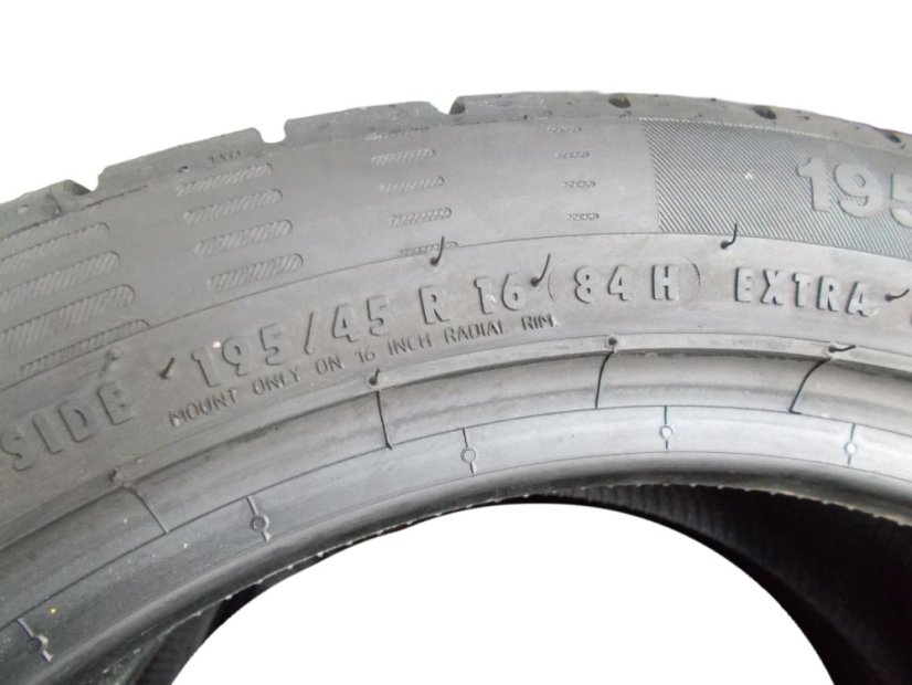 Letní pneumatika 195/45/16 84H CONTINENTAL ContiEcoContact 5 XL