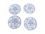 Wheel cover 13" original Peugeot 415602 - set of 4 pieces
