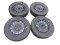 VW téli gumi szett 6x16 ET35, 5x100x57 2Q0601027H/AB - 195/60/16 89H HANKOOK Winter i*cept RS2