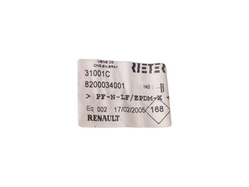 8200034001 Insulation in the engine compartment Renault Kangoo I, Kangoo I 4x4 1.6i 16V