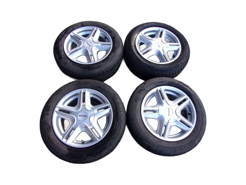 Letní obutá sada RONAL - Hyundai, Kia - disk 6x14 ET38 4x100x68, pneu 175/65/14 82T BARUM Brilantis 2