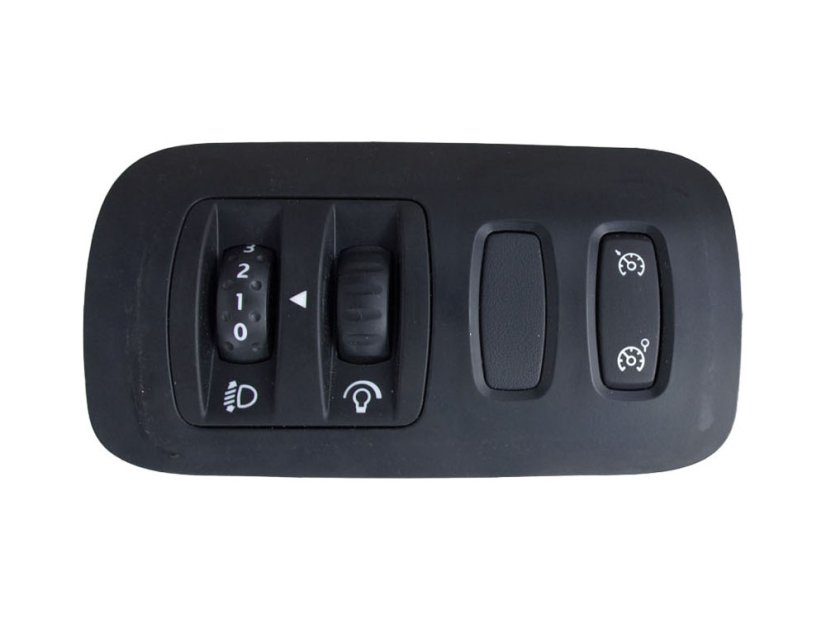 88020005 208 Ovládácí panel - tempomat, sklon světel, intenzita světel Renault Megane II, Scenic II - černý