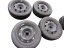 Winter set of steel wheels Citroen, Peugeot 6x16 ET27 4x108x65 - tires 205x55x16 2x TOMKET and 2x HANKOOK