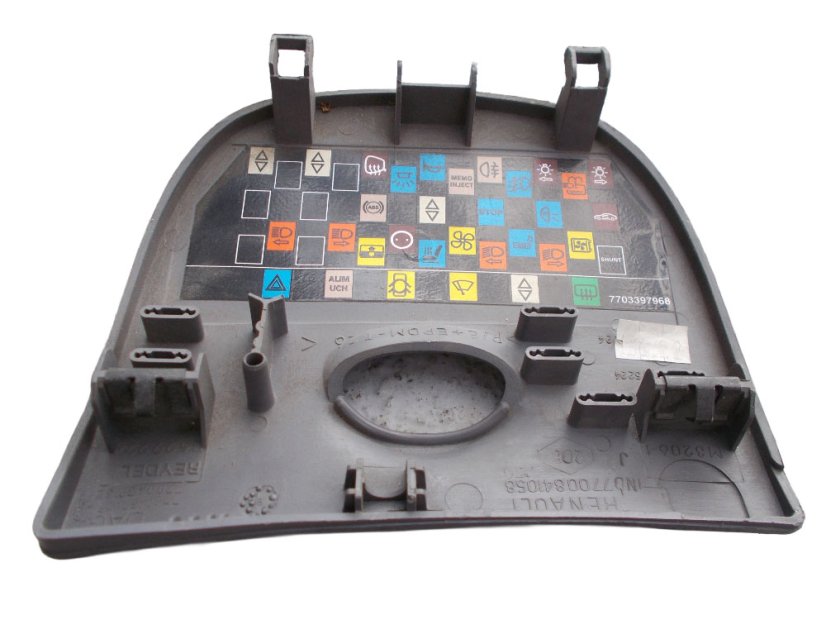 7700841058, 7703397968 Fuse cover in the dashboard Renault Megane I, Scenic I