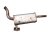 8200023549 Rear exhaust part Renault Modus 1.5 dCi