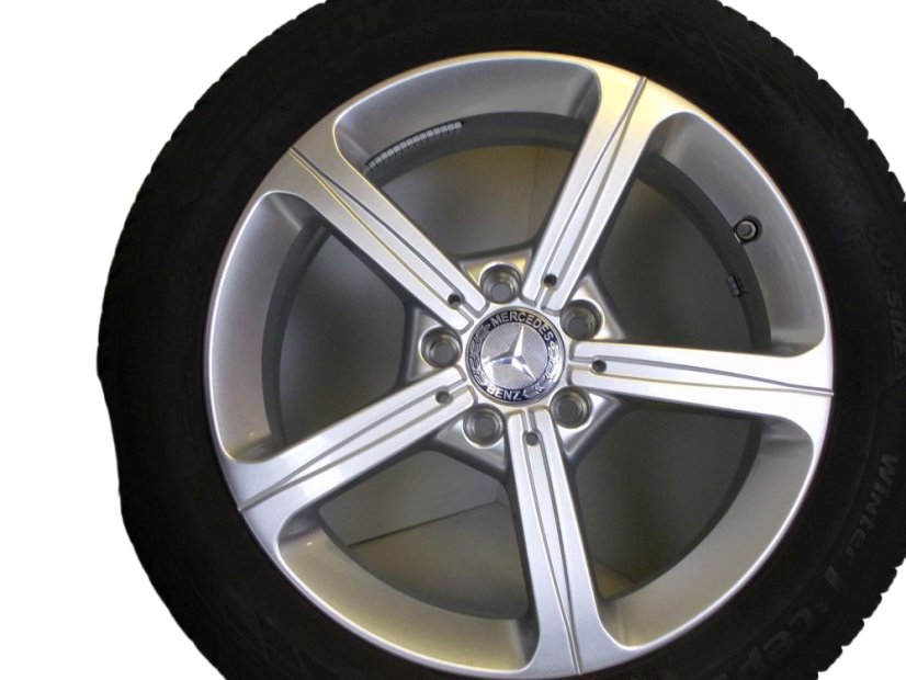 Mercedes-Benz winter tire set, wheels 6.5x17 ET44 5x112x66.5, tires 205/55/17 91H HANKOOK i*cept WinterEvo 2