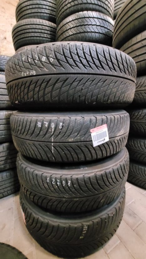 Zimní obutá sada Mercedes-Benz, disky 6,5x17 ET44 5x112x66,5 - pneu 215/65/17 99H MICHELIN Pilot Alpin 5