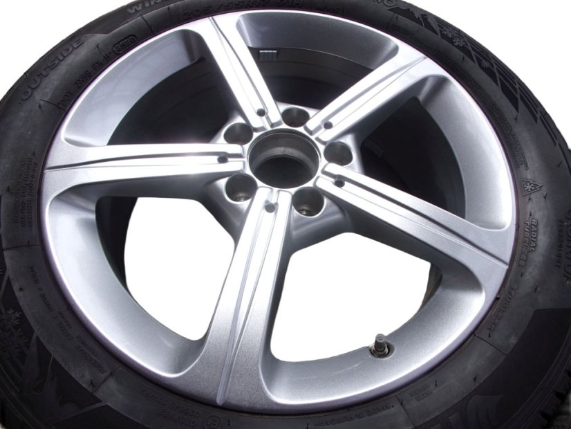 Mercedes-Benz winter tire set, wheels 6.5x17 ET44 5x112x66.5, tires 205/55/17 91H HANKOOK