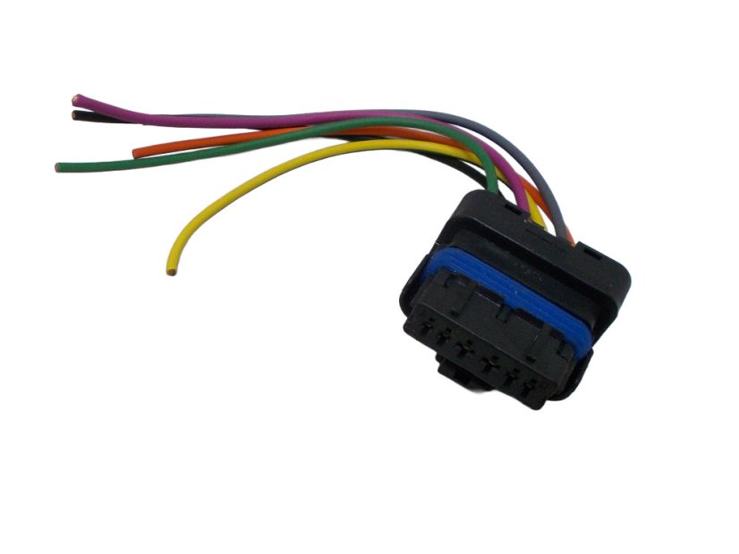 7701474709, 8200051274 Connector for electric throttle and air mass Renault Laguna II, Megane I and II, Scenic I and II, RX4