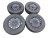 Zimní obutá sada plechových kol VW 6x16 ET35, 5x100x57 2Q0601027H/AB  - 195/60/16 89H HANKOOK Winter i*cept RS2