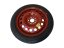 Spare (narrow) Alfa Romeo, Fiat, wheel 4x15 ET35 5x98x58, tires 125/80/15 95M Continental