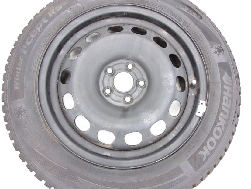 Winter tire set of Volkswagen 6x16 ET35, 5x100x57 2Q0601027H/AB - 195/60/16 89H HANKOOK Winter i*cept RS2