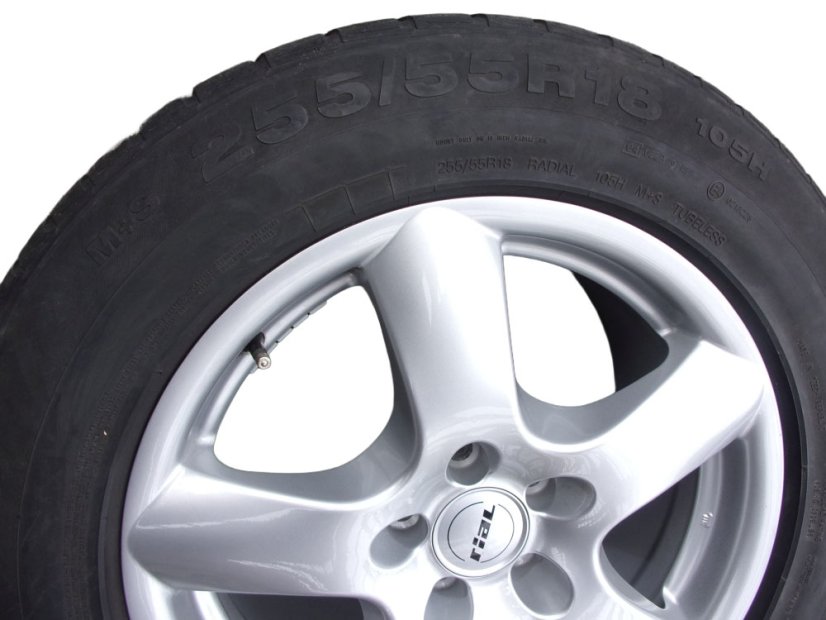 Zimná obutá sada RIAL, disky 8,5x18 ET56 5x112x66,5, pneu 255/55/18 105H CONTINENTAL 4x4 WinterContact