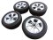 Komplet opon zimowych Mercedes-Benz, koła 8x18 ET38, 5x112x66.5 A2534010800, opony 235/60/18 103H BRIDGESTONE Blizzak LM-80 Evo