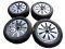 Mercedes-Benz téli gumi szett, 6.5x16 ET38 felnik 5x112x66.5, 205/60/16 92H CONTINENTAL gumiabroncsok