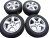 Zimní obutá sada alu kol RIAL 8,5x18 ET56 - 5x112x66,5, pneu 255/55/18 105H CONTINENTAL 4x4 WinterContact