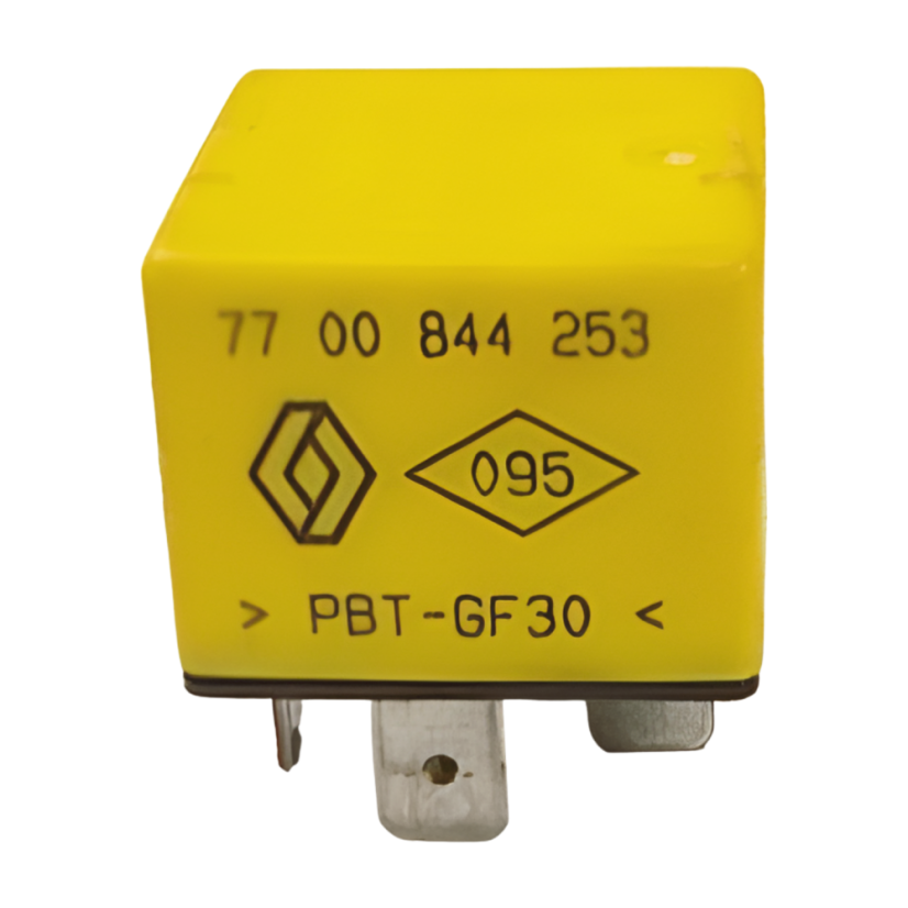 7700844253, 03532 Relay G. Cartier 12V 40A Renault (yellow)