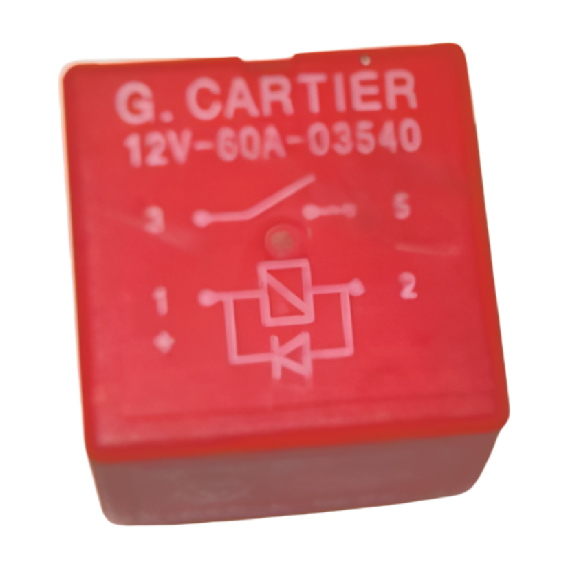 7700844682 Przekaźnik G. Cartier 12V 60A 03540 Renault (czerwony)