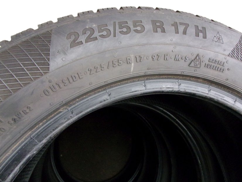 Winter tire 225/55/17 97H CONTINENTAL WinterContact TS850