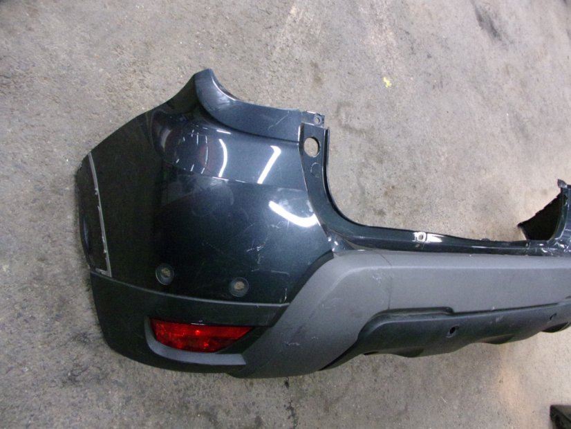 850222027R Rear bumper Dacia Duster II, with sensor holes, including strip, gray metallic