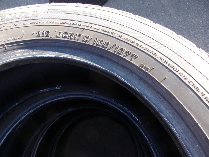 Summer truck tire 215/60/17C 109/107T F