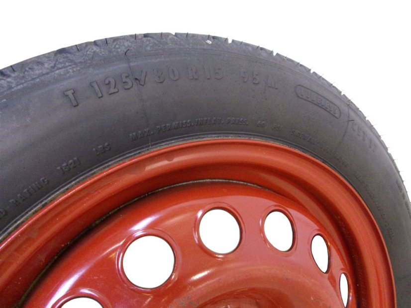 Spare (narrow) Alfa Romeo, Fiat, wheel 4x15 ET35 5x98x58, tires 125/80/15 95M Continental